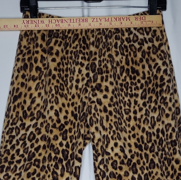 Polo Black Label Pajama Set XS Fleece Embroidered Logo Button Collar Animal Prin - Picture 6 of 12